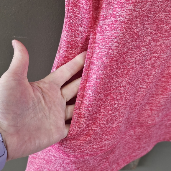 Adidas Heather Pink Short Sleeve Warm Neck Athletic Pullover Size Medium - Picture 4 of 13